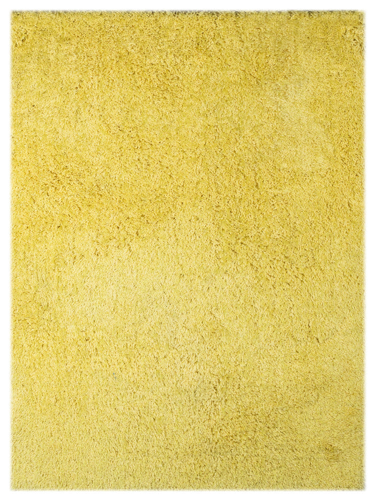 Illustrations Area Rug, Yellow, 8? x 11?, Solid