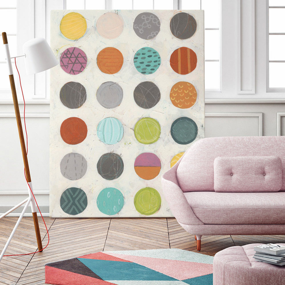 "Pattern Interaction II" Fine Art Giant Canvas Print, 54"x72"