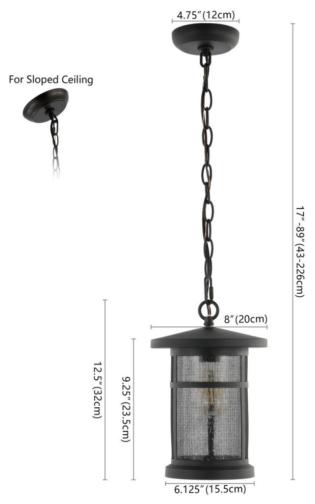 Safavieh Osprey Outdoor Pendant Black