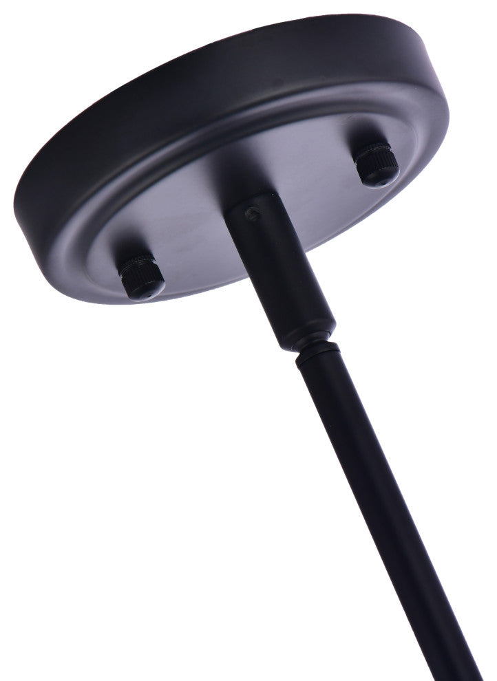 Lazzur Montauban 1 Light 5" Matte Black Pendant