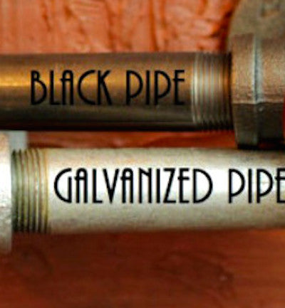 Industrial Pipe Hook bathroom towel hook, Black Pipe, Single, Without Knob