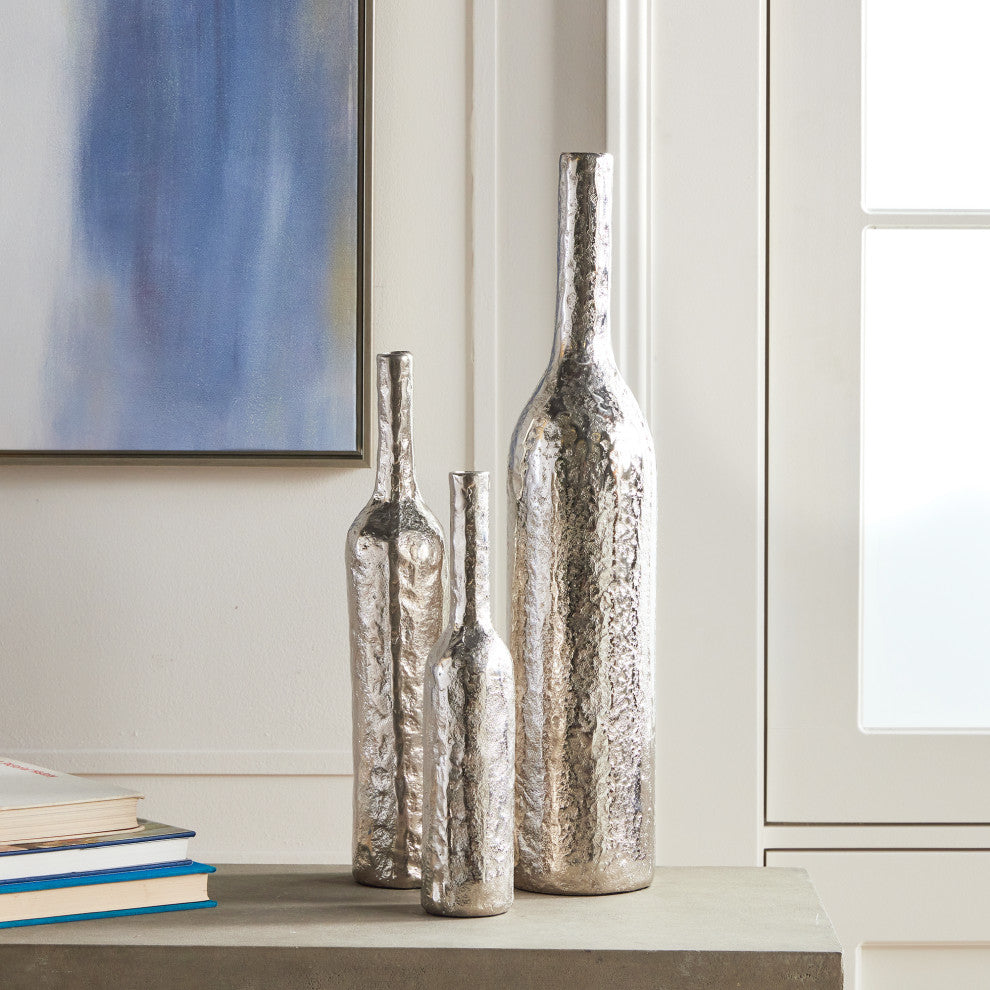 Josefina Large Silver Vase