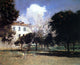 John Singer Sargent House and Garden, 20"x25" Gallery Wrapped Canvas Print