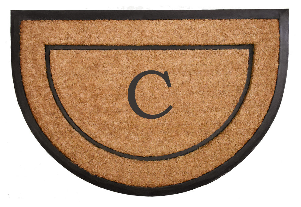 Calloway Mills The General Monogram Doormat, Letter C