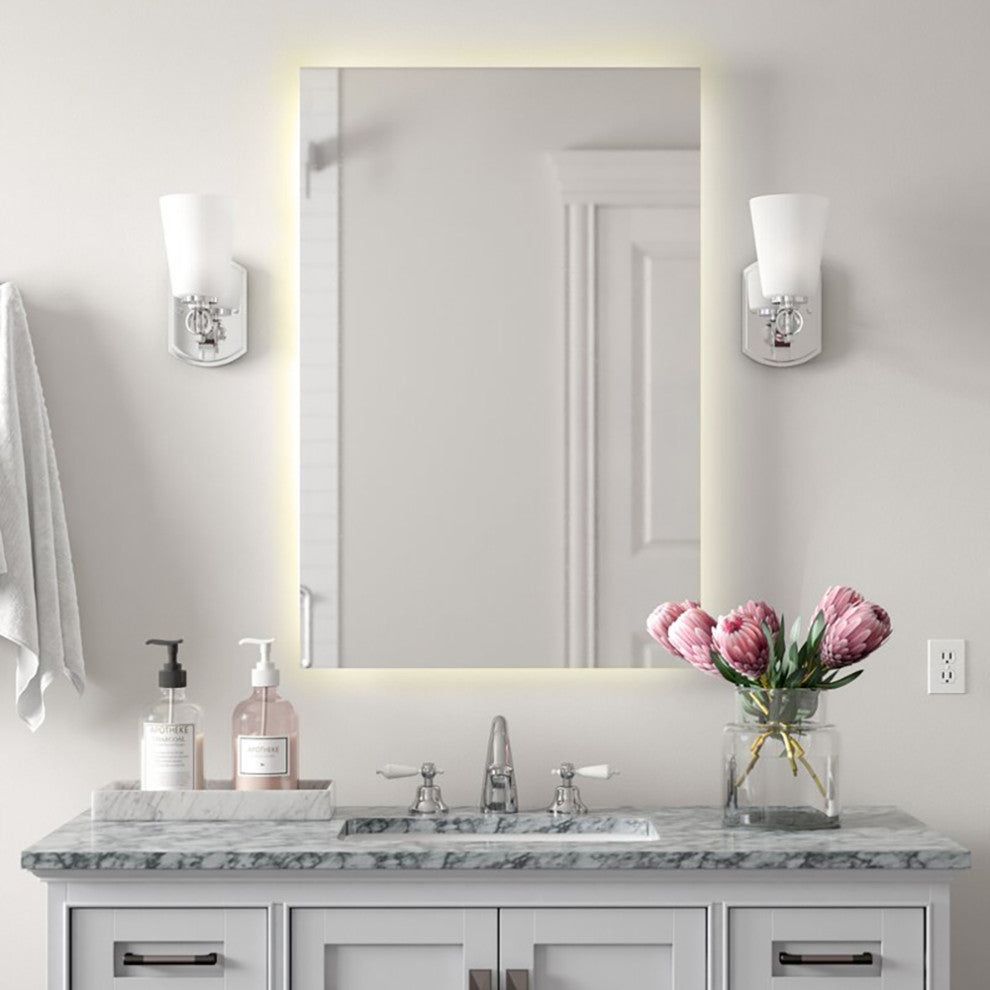 Aurora Backlit LED Mirror, 20"x30"x1.75"