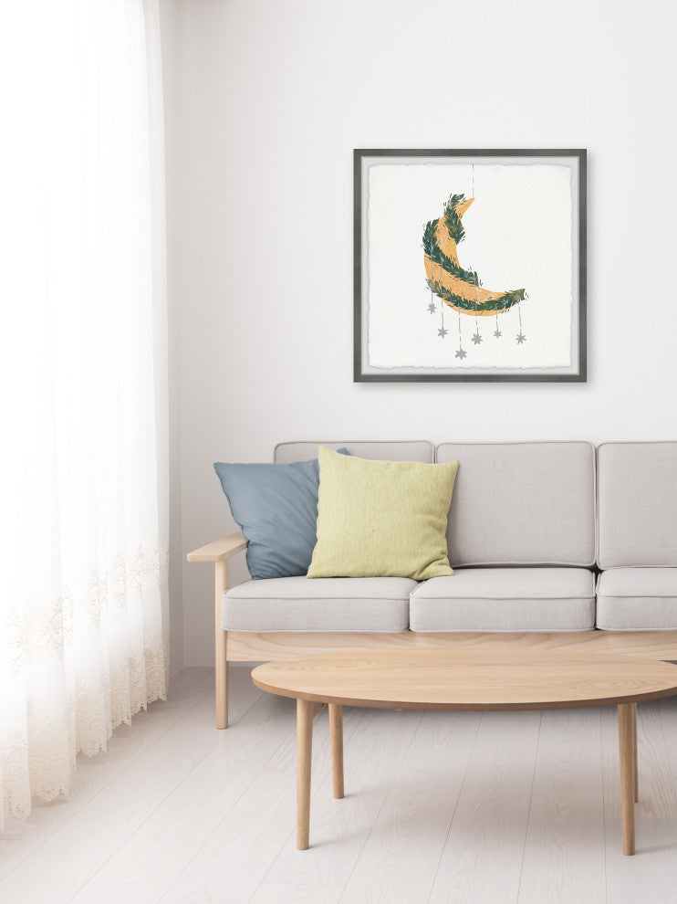 "Hanging Stars" Framed Painting Print, 32x32