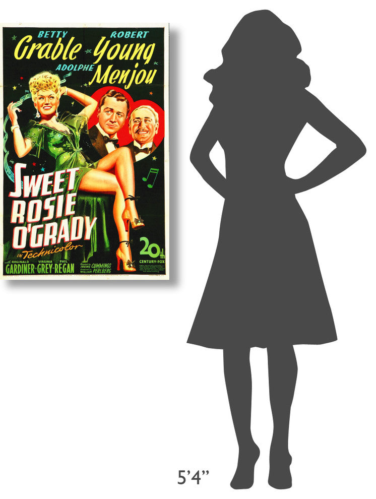 "Sweet Rosie O Grady" Stretched Canvas Giclee by Hollywood Photo Archive, 24x36"