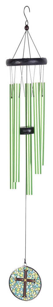 Windchime Cross Sail, Blue, Green, 35"