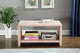 Cleo Velvet Night Stand, Pink