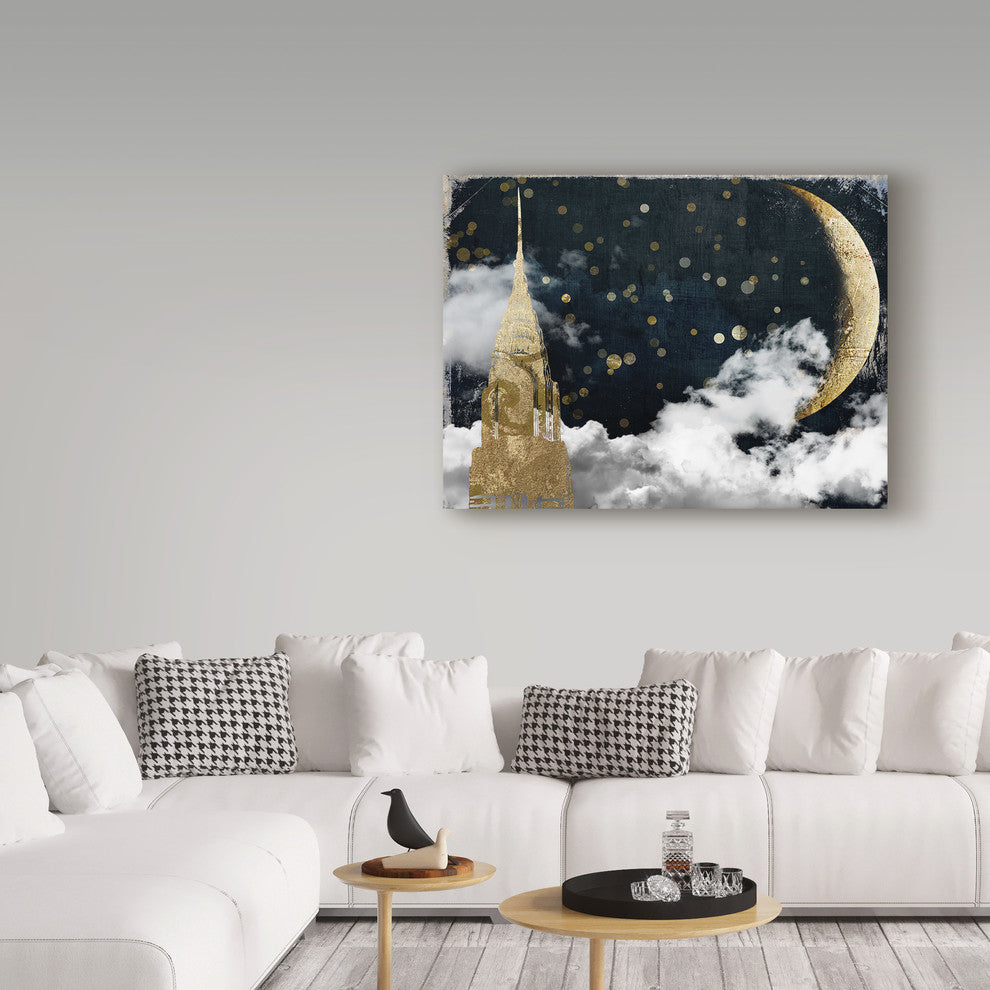 "Cloud Cities New York" by Color Bakery, Canvas Art, 19"x14"
