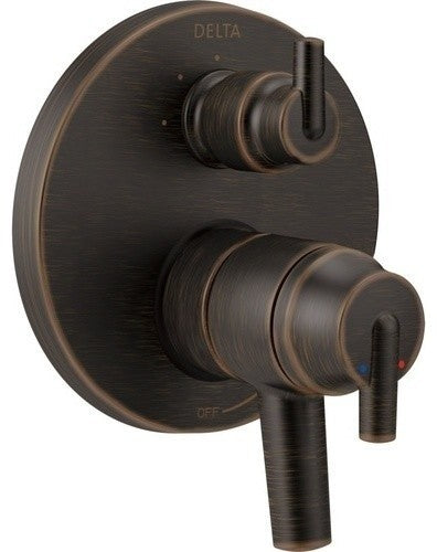 Delta Trinsic Monitor Valve Trim, 3-Setting Integrated Diverter, Venetian Bronze