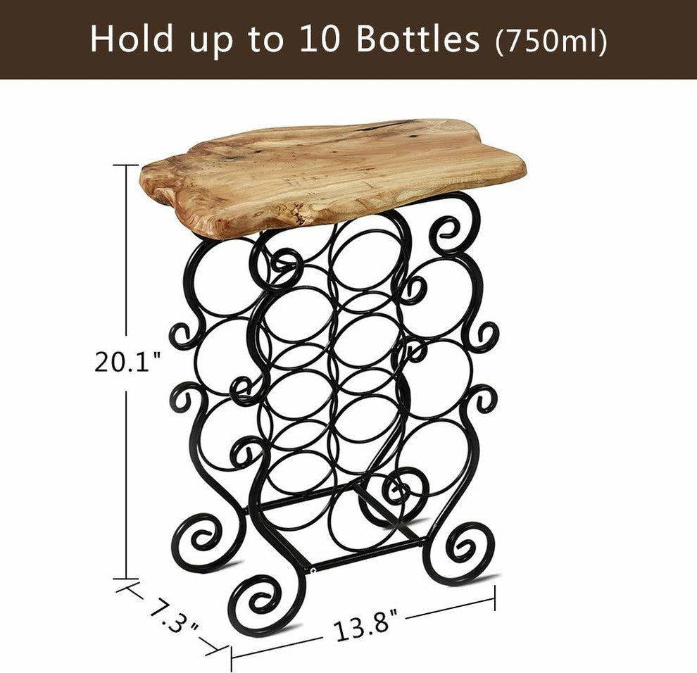Welland Megan 10 Bottle Wine Rack