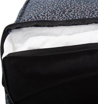 Traditional Indigo Square Pouf By Lynx