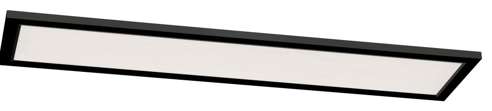 Lugano 48"x12" LED Linear Flush Mount, Black