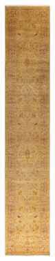 Ottoman, One-of-a-Kind Hand-Knotted Area Rug Beige, 2' 6" x 14' 4"