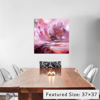 "Eternal" by JA Art Canvas Print, 18"x18"
