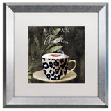 Color Bakery 'Afrikan Coffees I' Art, Silver Frame, White Matte, 16"x16"