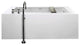 Cube Bath 101 72x40x24, Glossy, Polish Chorme Overflow