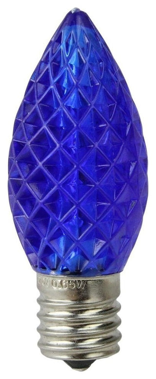 Faceted LED C9 Christmas Replacement Bulbs, Set of 25