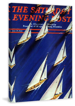 "Saturday Evening Post 1940" Art Print, 51x76 cm