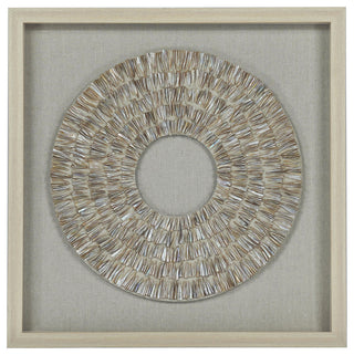 Pearl Oyster Shell Shadow Box Wall DÃ©cor