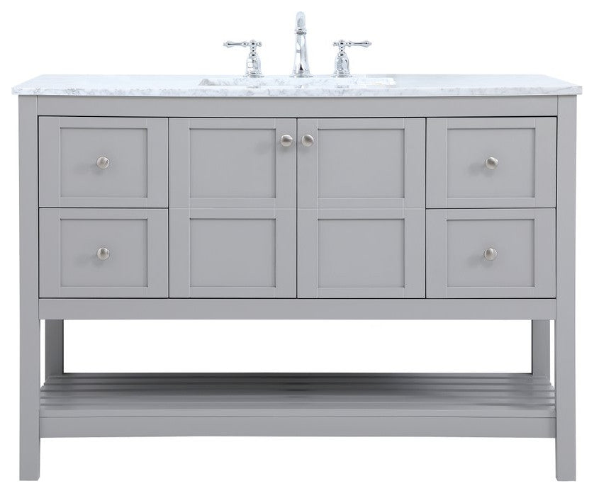 Elegant VF16548GR 48"Single Bathroom Vanity, Gray