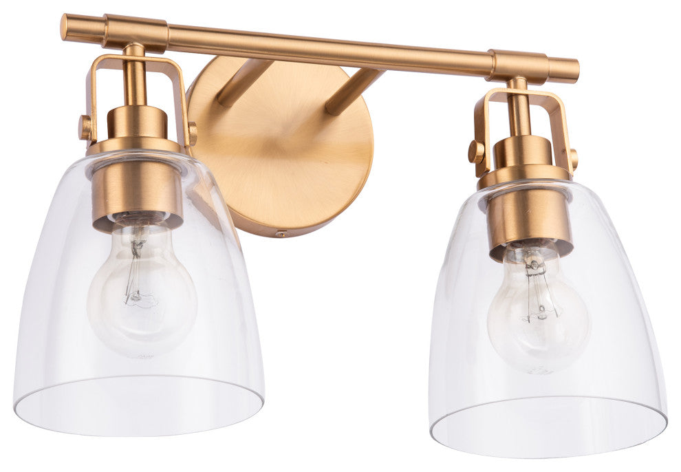 2 Light Modern Farmhouse Gold Vanity Light Modern Wall Sconces