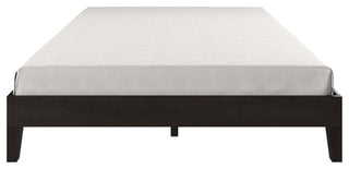 Nix Queen Platform Bed, Black