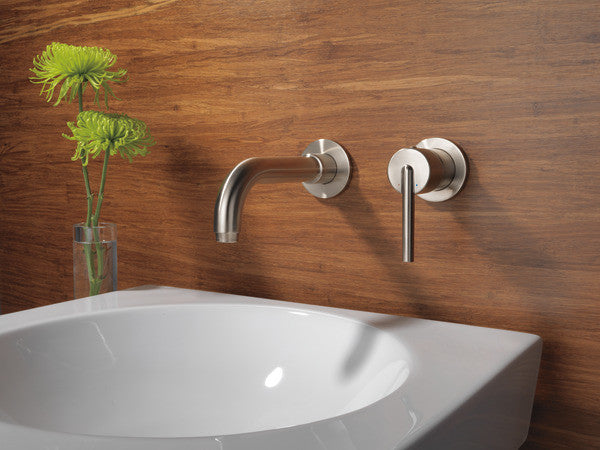 Delta Trinsic Single Handle Wall Mount Faucet Trim, Stainless, T3559LF-SSWL