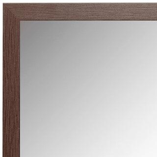 Ellis Framed Wall Mirror, Espresso Textured, 30"x40"