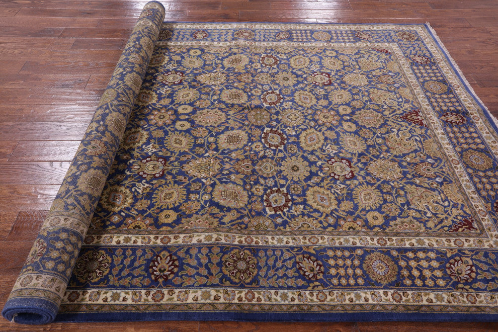 6' 2" X 9' 2" Persian Tabriz Hand-Knotted Wool Rug Q6156