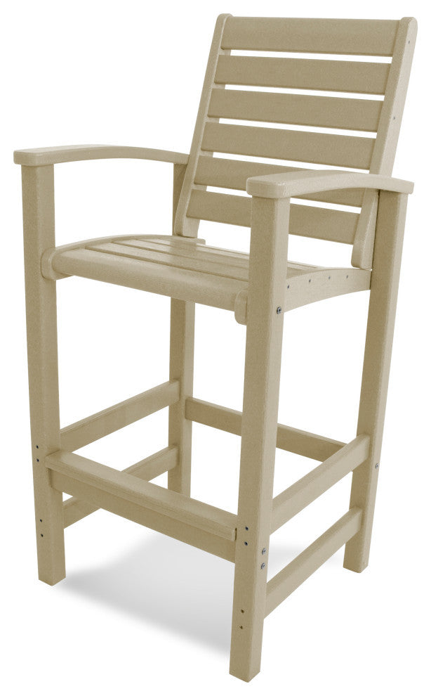 Polywood Signature Bar Chair, Sand