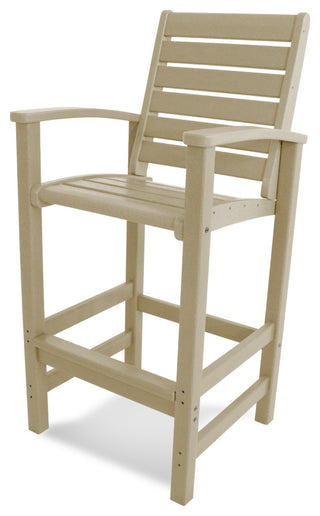Polywood Signature Bar Chair, Sand