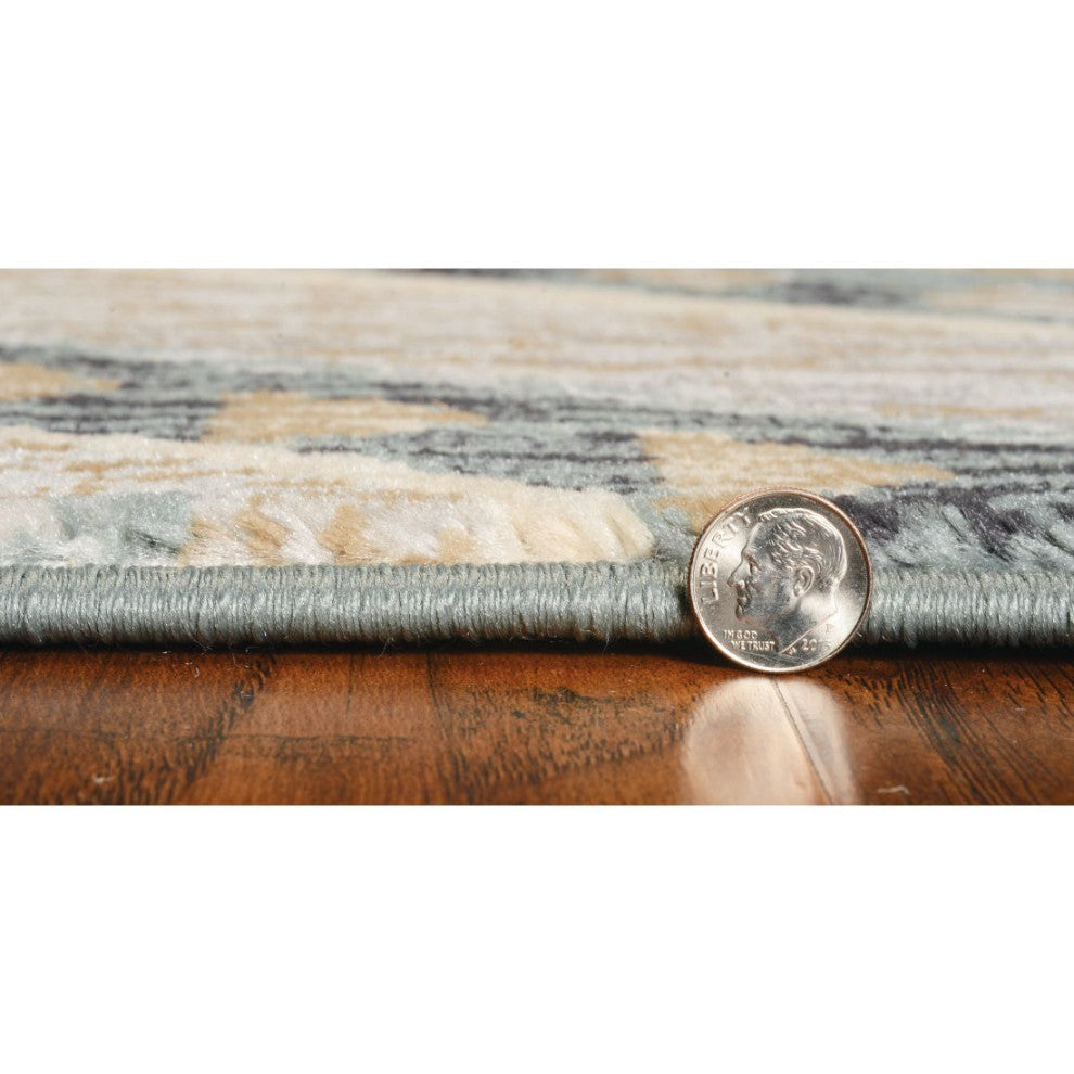 KAS Chester 5637 Seafoam Woodlands Area Rug, Runner