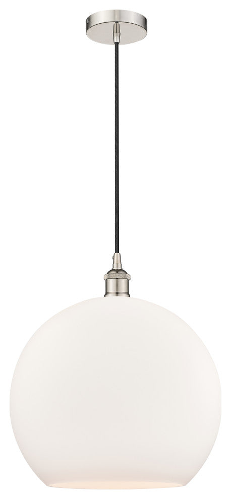 Innovations 616-1P-PN-G121-14 1-Light Pendant, Polished Nickel