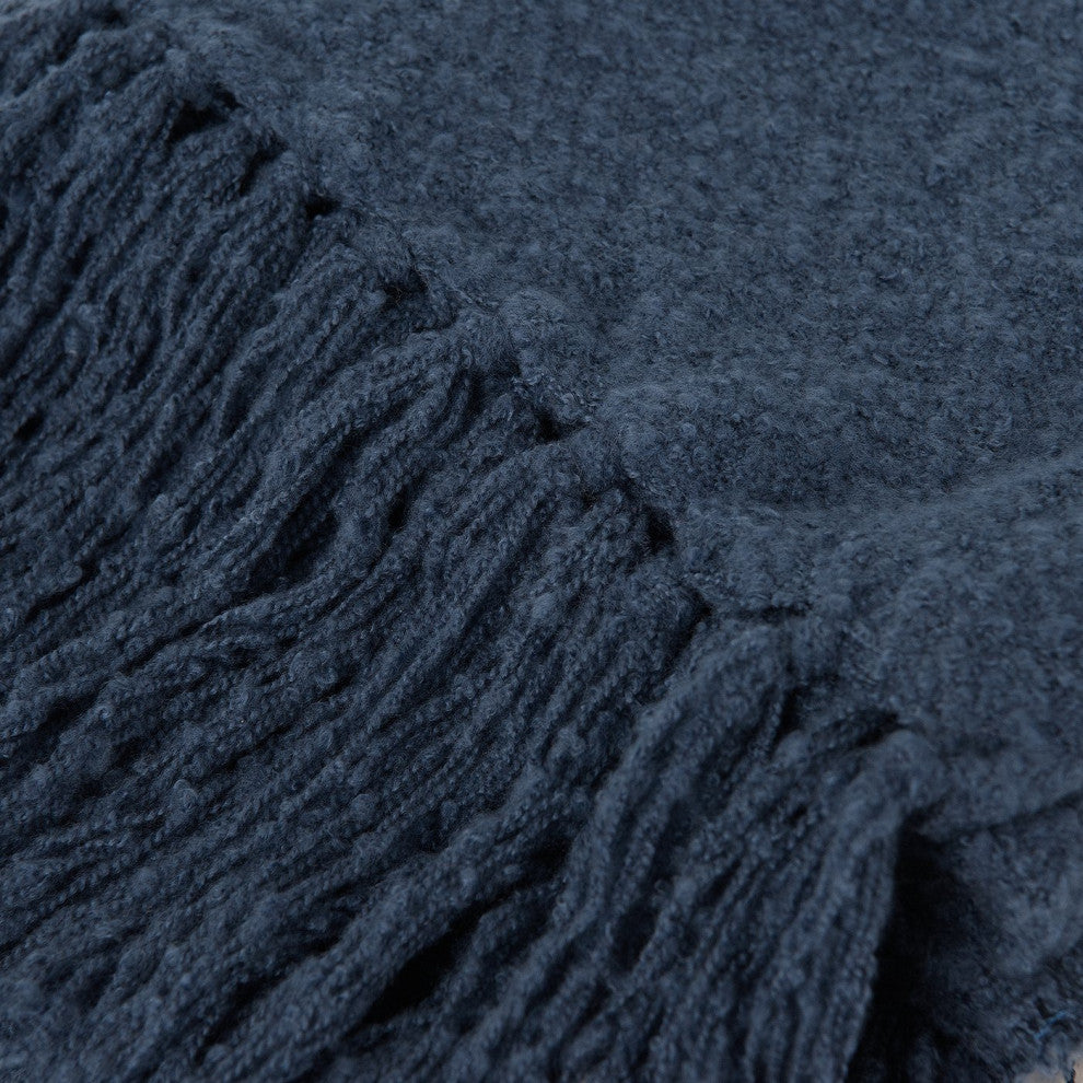 Plush Touch Fringe Throw