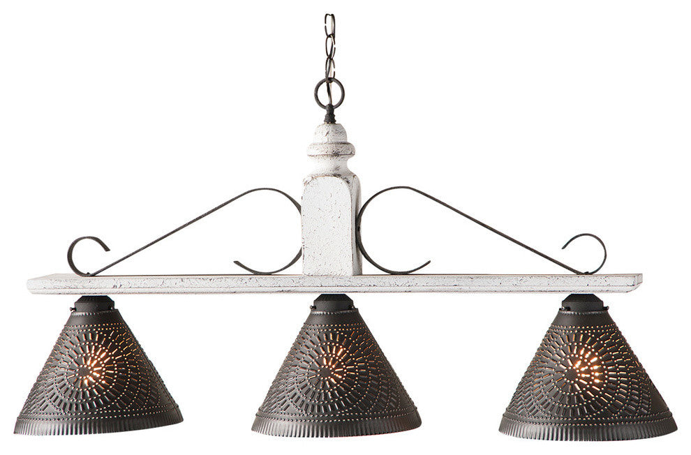 Wellington Large Island Light, Vintage White
