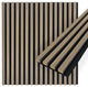 Acoustic Wood Wall Panels | Soundproof Paneling For Wall Decor, Silver Ash, Pack of 6, Acoustica Slim