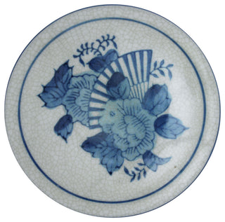 10" Ladies Blue and White Porcelain Ginger Jar