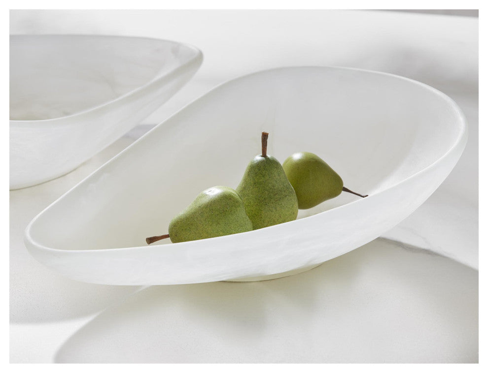 Uttermost 18220 Marchena 16"W Resin Decorative Bowl - White