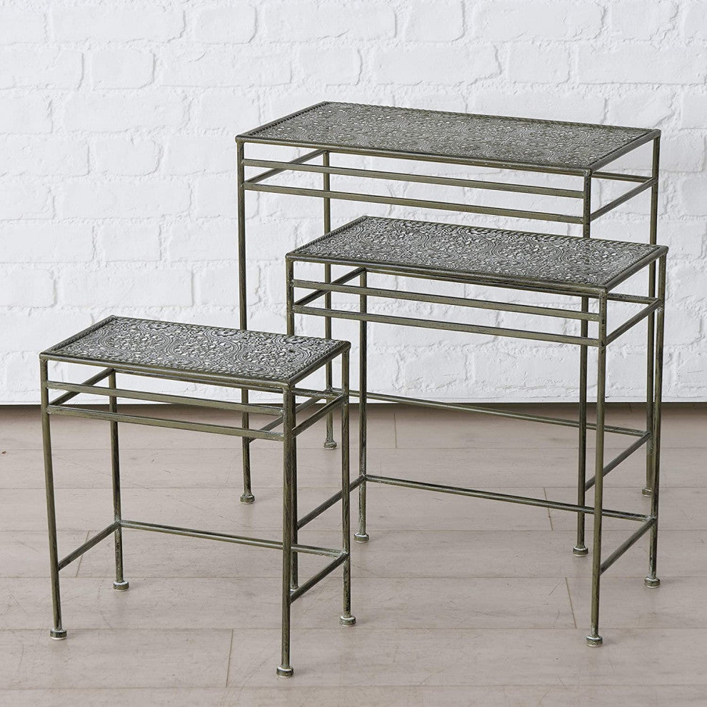 3 Piece Accent Garden Table Set