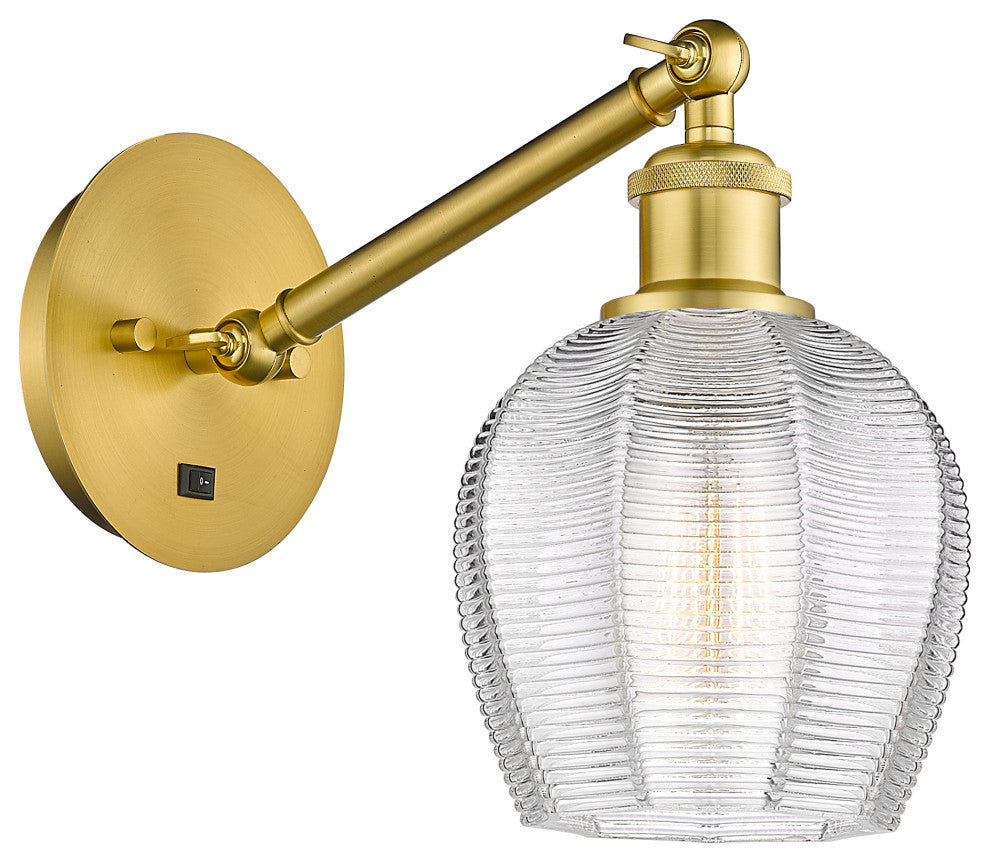 Innovations 317-1W-SG-G462-6-LED 1-Light Sconce, Satin Gold