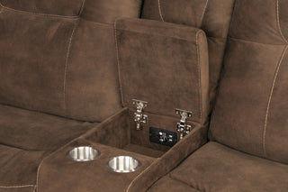 Parker Living Cooper Shadow Brown Manual Triple Reclining Sofa