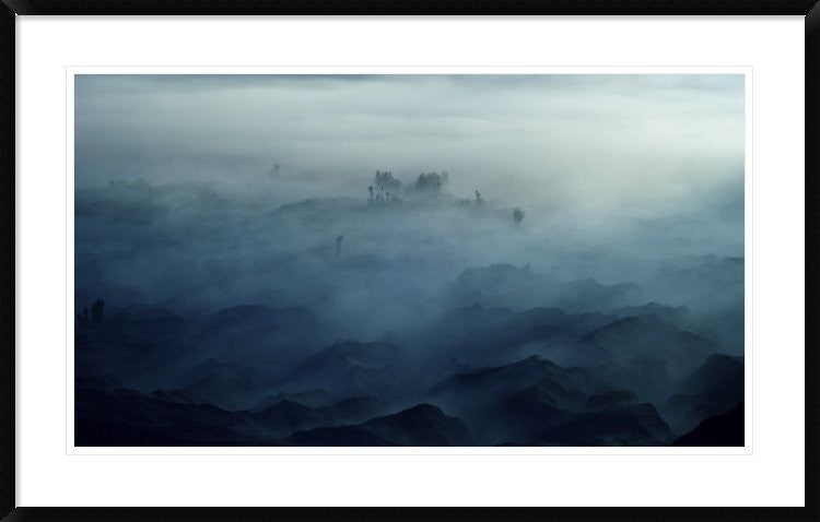 "Land Of Fog" Framed Digital Print by Rudi Gunawan, 44x28"