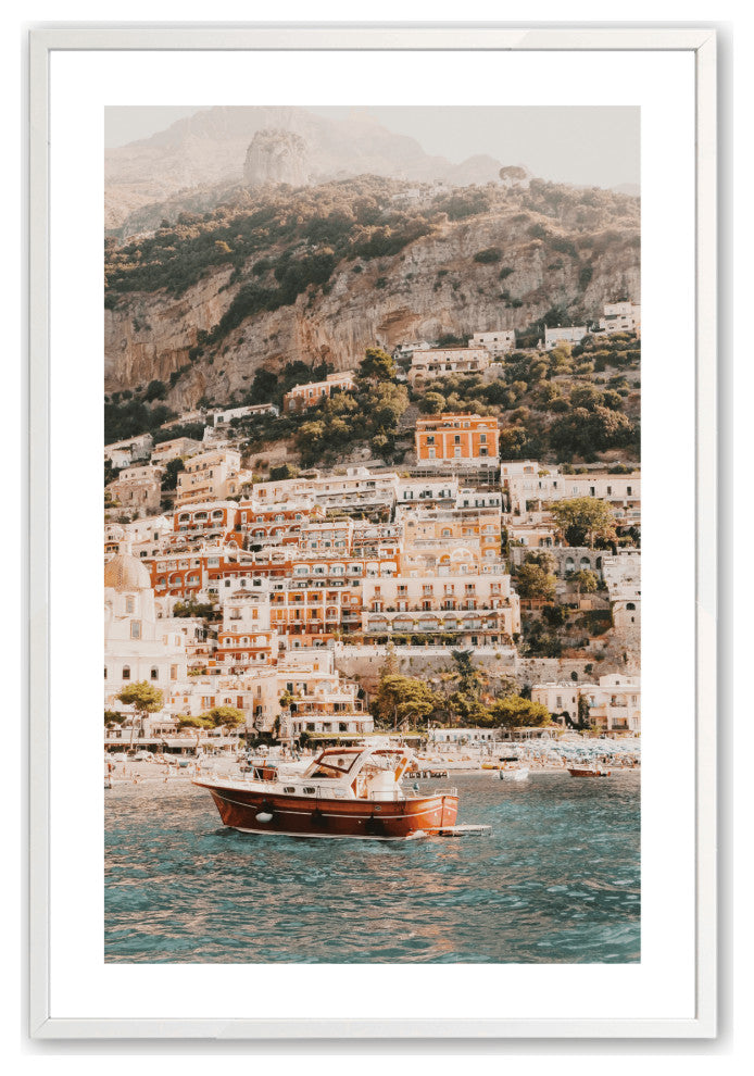 Opaque White 16" x 20" Seaside Bliss Framed Print