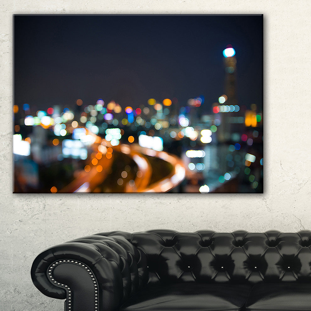 "Bangkok City at Twilight" Canvas Print