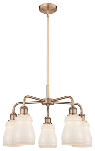 Innovations Ellery 5 22.75" Chandelier Antique Copper