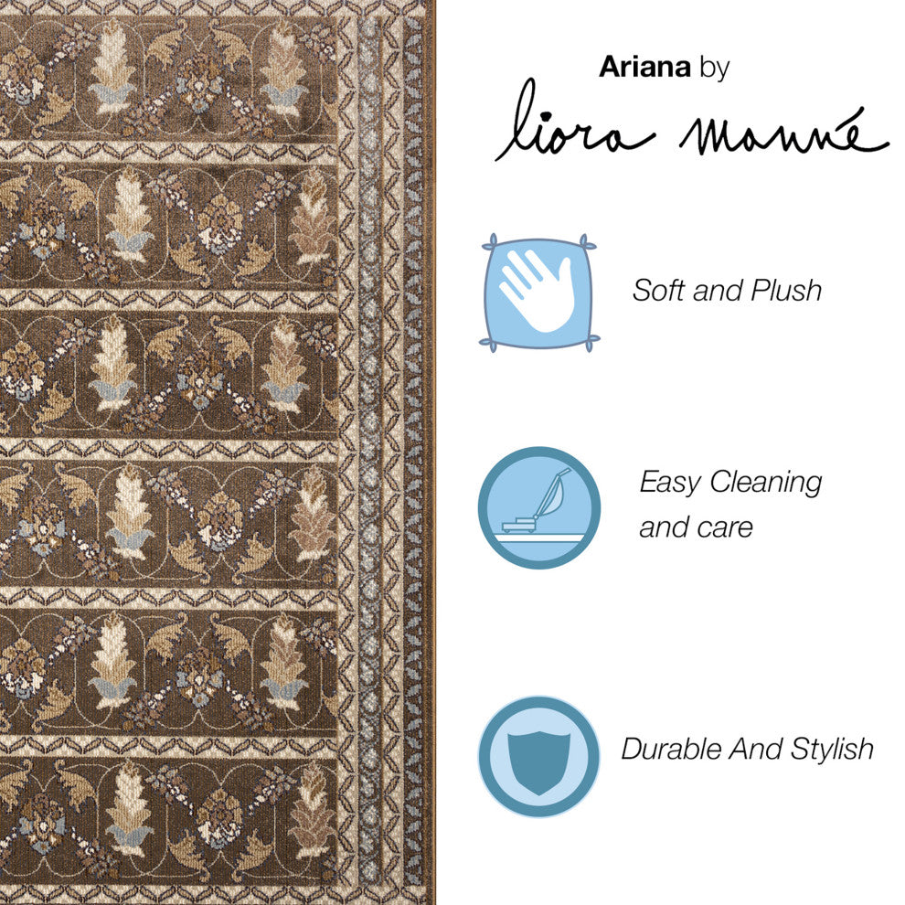 Ariana Sarai Indoor Rug Bronze 5'3"x7'6"