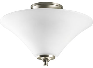 2-Light Close-To-Ceiling, Brushed Nickel