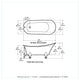 Dorya-59-BLK Bathtub